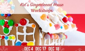 Kid's Gingerbread House Workshops at Lyman Orchards