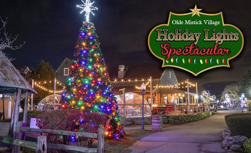 Holiday Lights Spectacular Returns to Olde Mistick Village Kids in