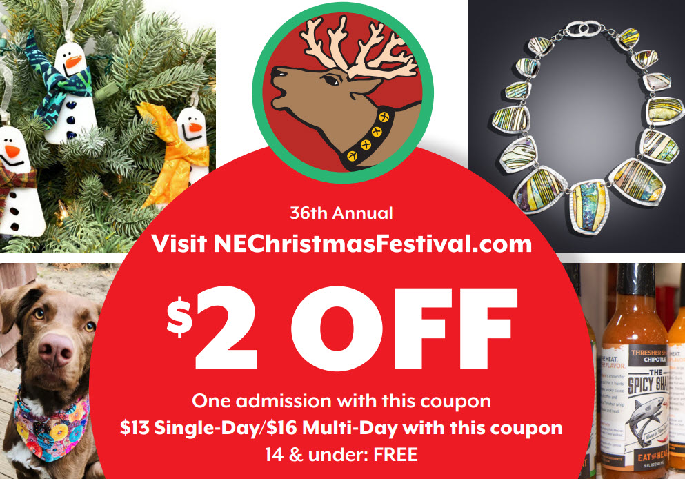 Annual New England Christmas Festival Discount Coupon