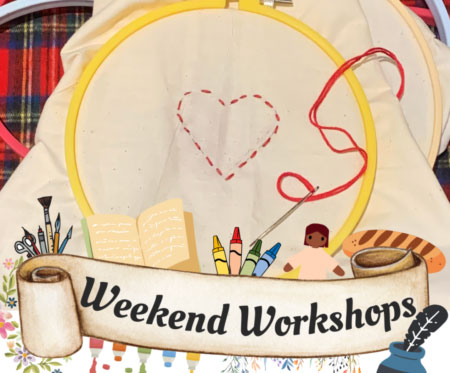 Weekend Workshops: Valentine’s Day Embroidery at Wilton Historical Society