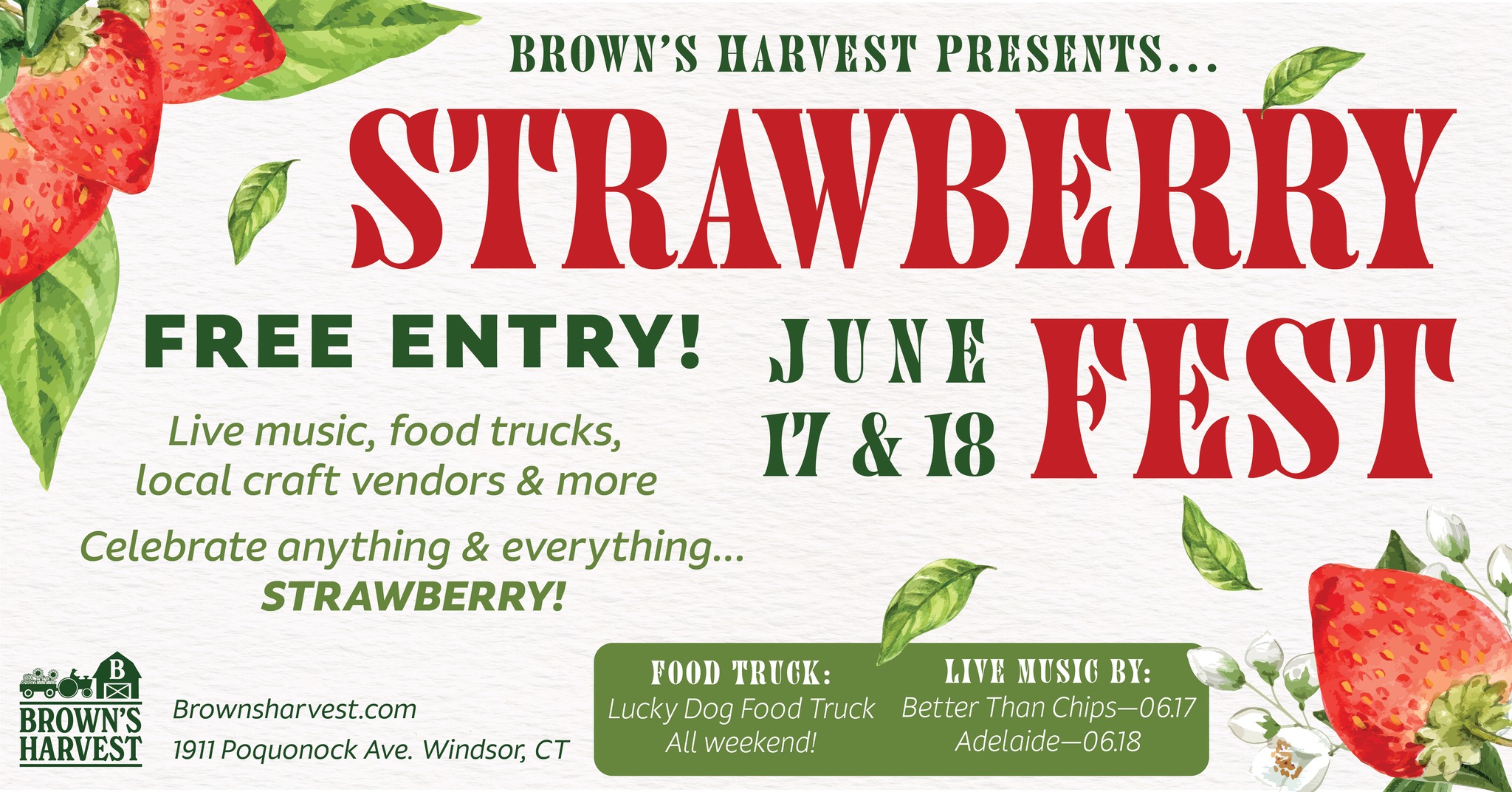 Strawberry Festival at Brown's Harvest in Windsor