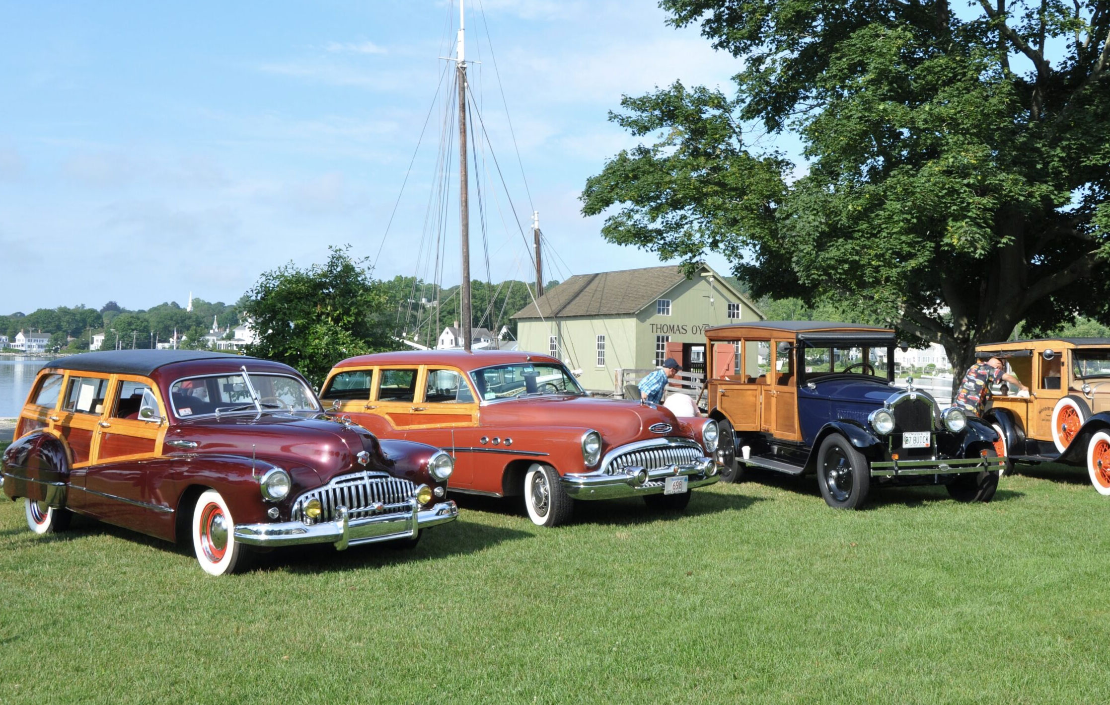The Annual Woodies at Mystic Seaport Meet