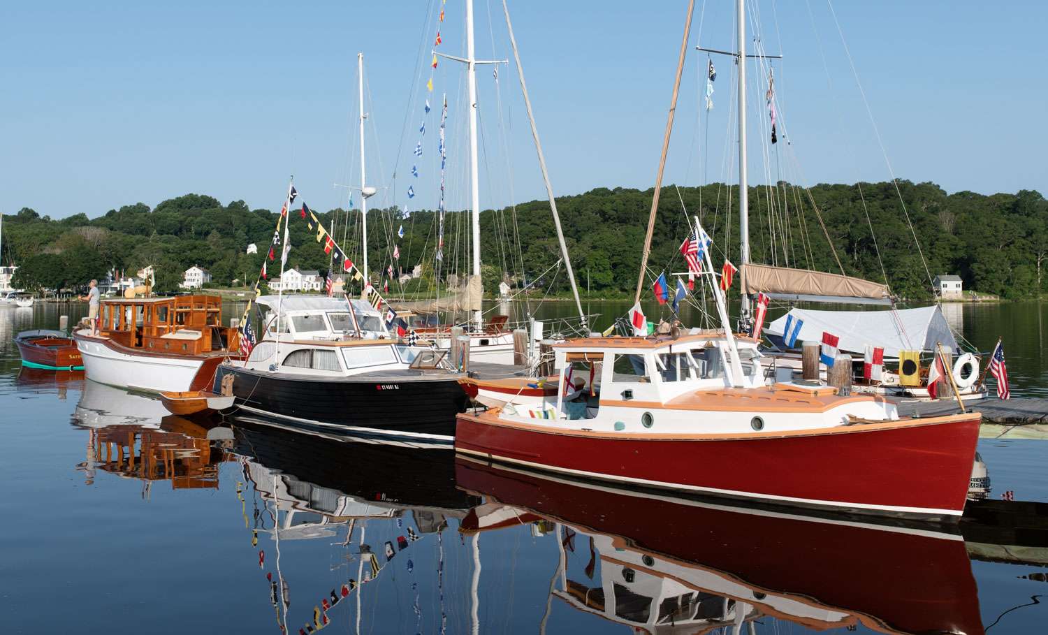 Antique and Class Boat Rendezvous at Mystic Seaport