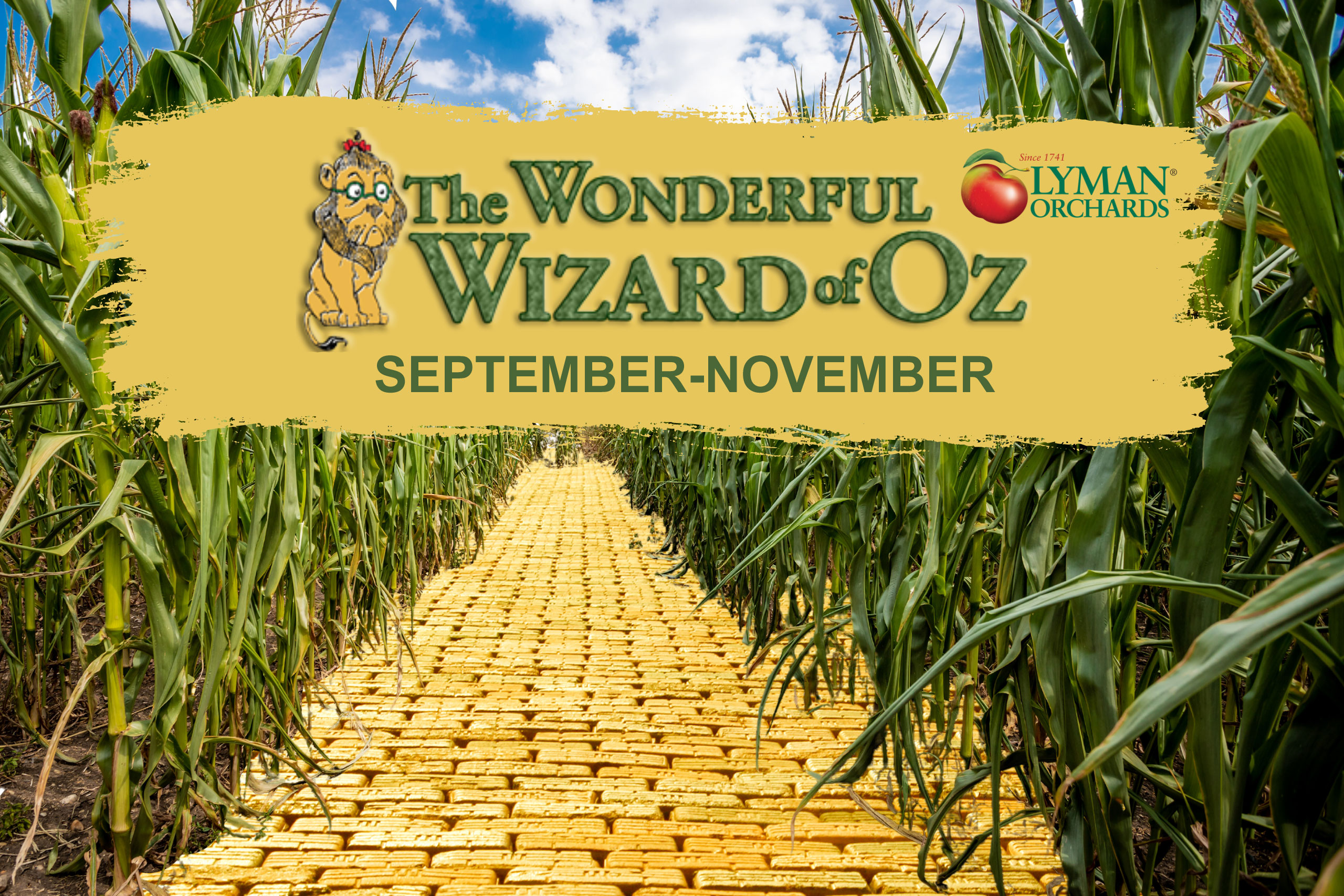 The Annual Lyman Orchards Corn Maze Open September-November