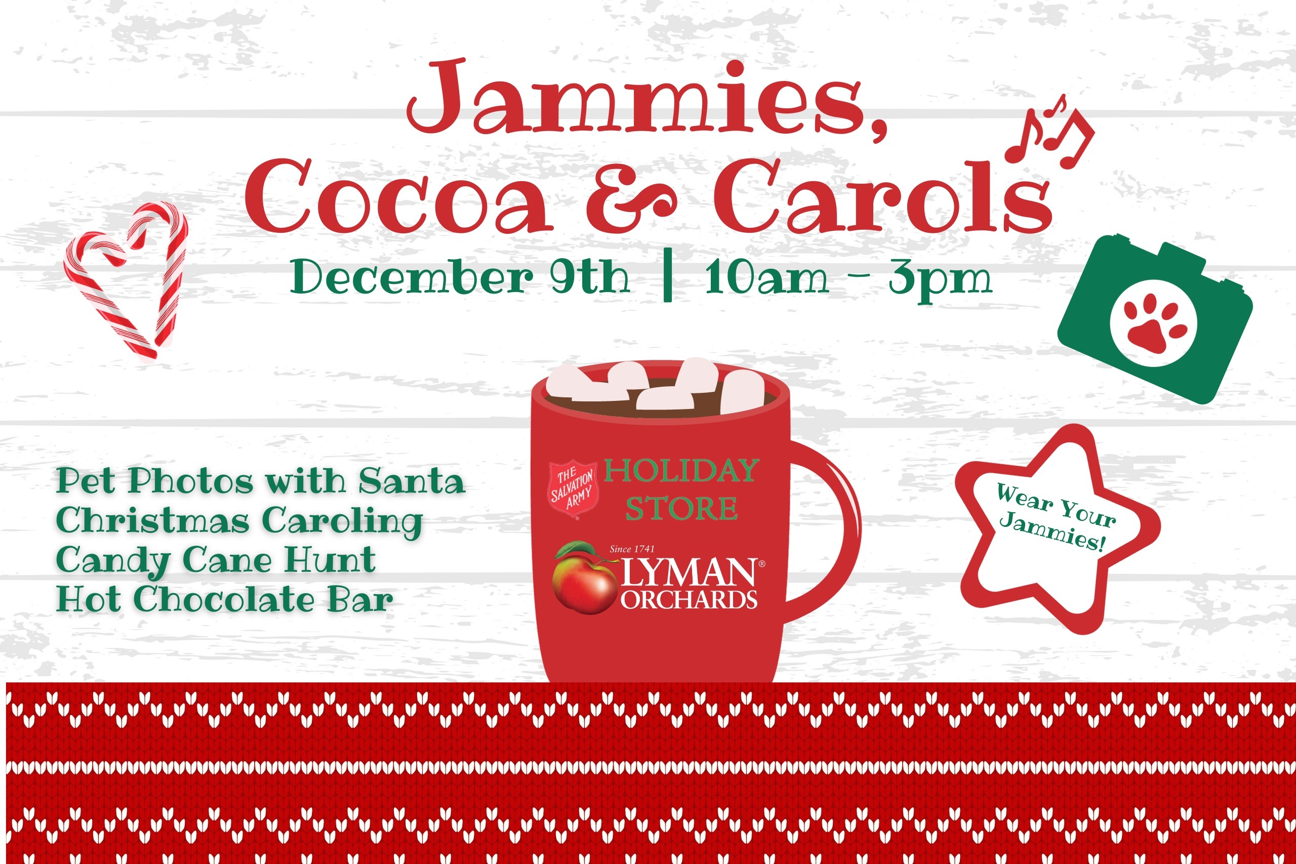 Jammies, Cocoa & Carols at Lyman Orchards
